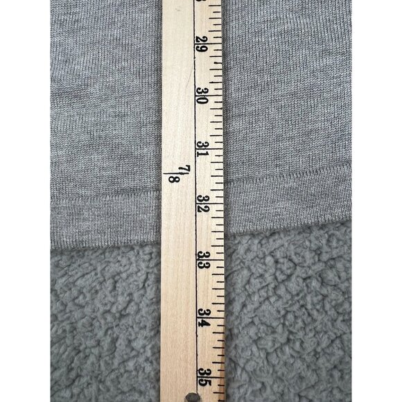 OST Open Long Gray Cardigan Kimono style size XL 90s Y2K Lightweight Spring - Picture 7 of 9